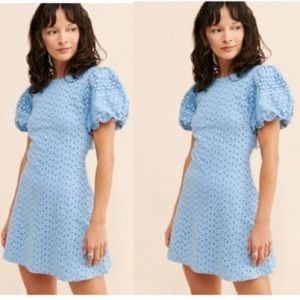 NWOT Free People Apricot Rose Mini Dress Size Small